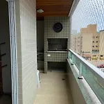Apartamento A 100M Da Praia Grande, Churrasqueira, Piscina E Wi Fi