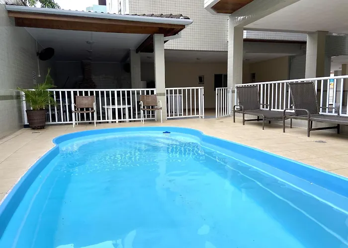 Apartamento A 100M Da Praia Grande, Churrasqueira, Piscina E Wi Fi